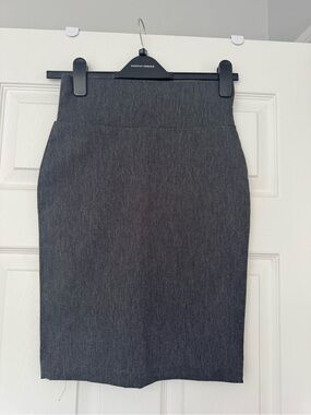 Simons Dark Grey High-Waist Pencil Skirt